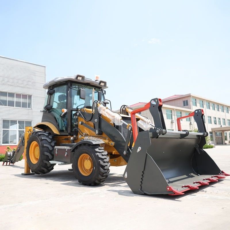ไดเซลแทรกเตอร์ Loader Backhoe 1.2 ตัน เกษตรกรรม เครื่องแทรกเตอร์ 0.1cbm ถัง