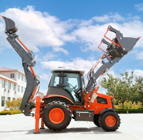 ไดเซลแทรกเตอร์ Loader Backhoe 1.2 ตัน เกษตรกรรม เครื่องแทรกเตอร์ 0.1cbm ถัง