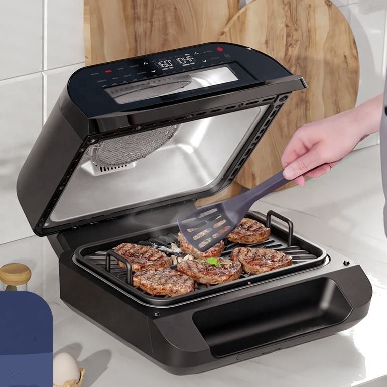 Home Smart 10l 7 ใน 1 เครื่อง Fryer ฟรีน้ํามัน ช่องชมพลังงาน Xl เครื่อง Fryer Air Flyer Grill