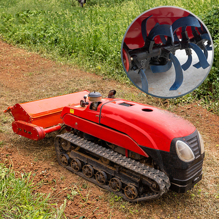 32HP 4WD Gear Drive แทร็กเตอร์ฟาร์ม คอมแพคต์ Orchard Crawler มินิ แทร็กเตอร์ CE Certified