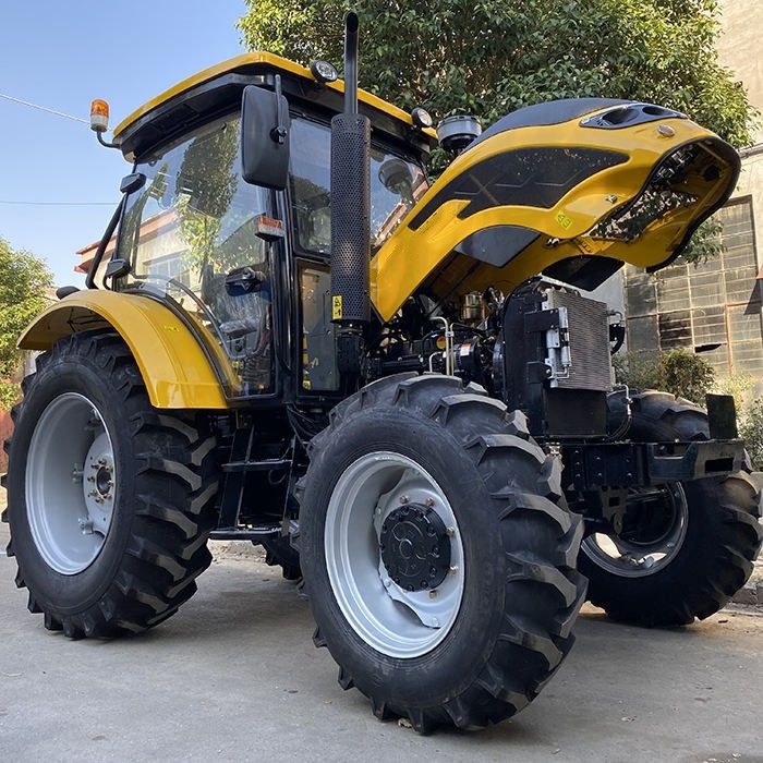 2024 เกียร์ดริเวอร์ใหม่ โทรทัคเตอร์เกษตร 110HP 120HP โทรทัคเตอร์ล้อพร้อมกล่องเกียร์