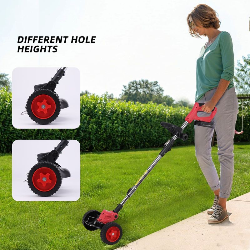 เครื่องตัดหญ้าแบบไร้สาย แบตเตอรี่ 173CC เครื่อง 1200W ความสูงการตัดปรับ