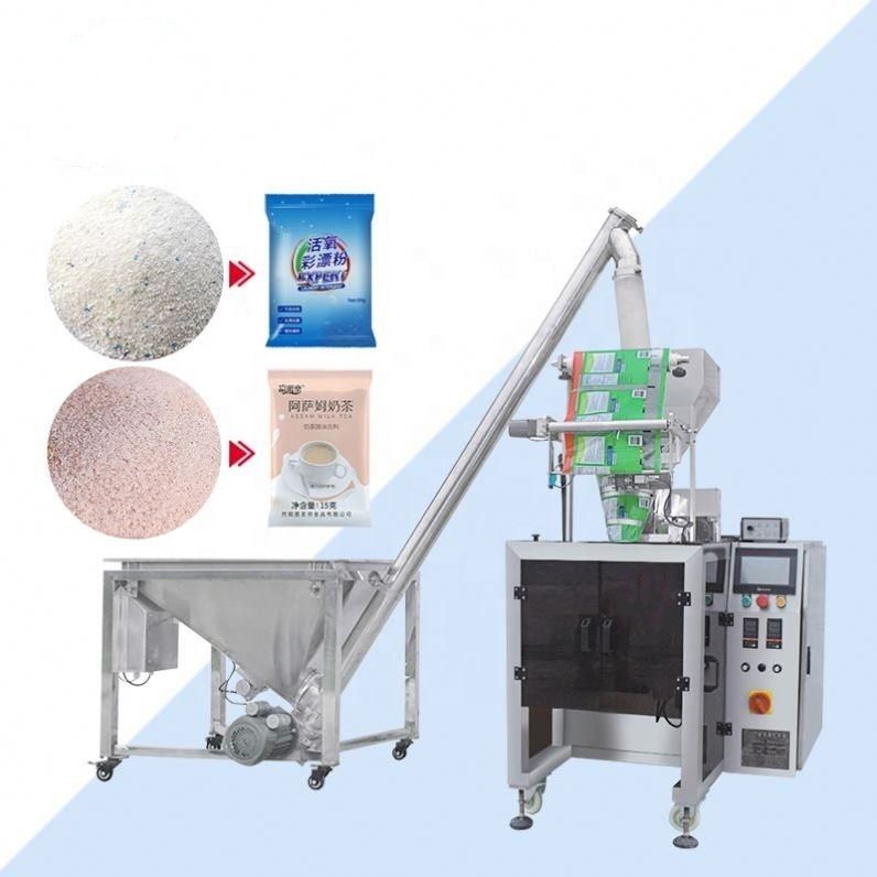 เครื่องบรรจุอาหารอัตโนมัติสําหรับอุตสาหกรรมอาหารและเครื่องดื่ม 60-100 ถุงความจุ มอเตอร์ PLC Gear