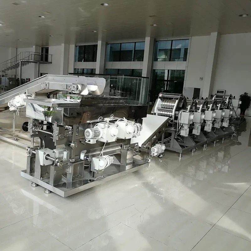 เครื่องทํานู๊ดล์สแตนเลสพาณิชย์ ผลิตอัตโนมัติ 11000pcs/8hr 380V 50HZ