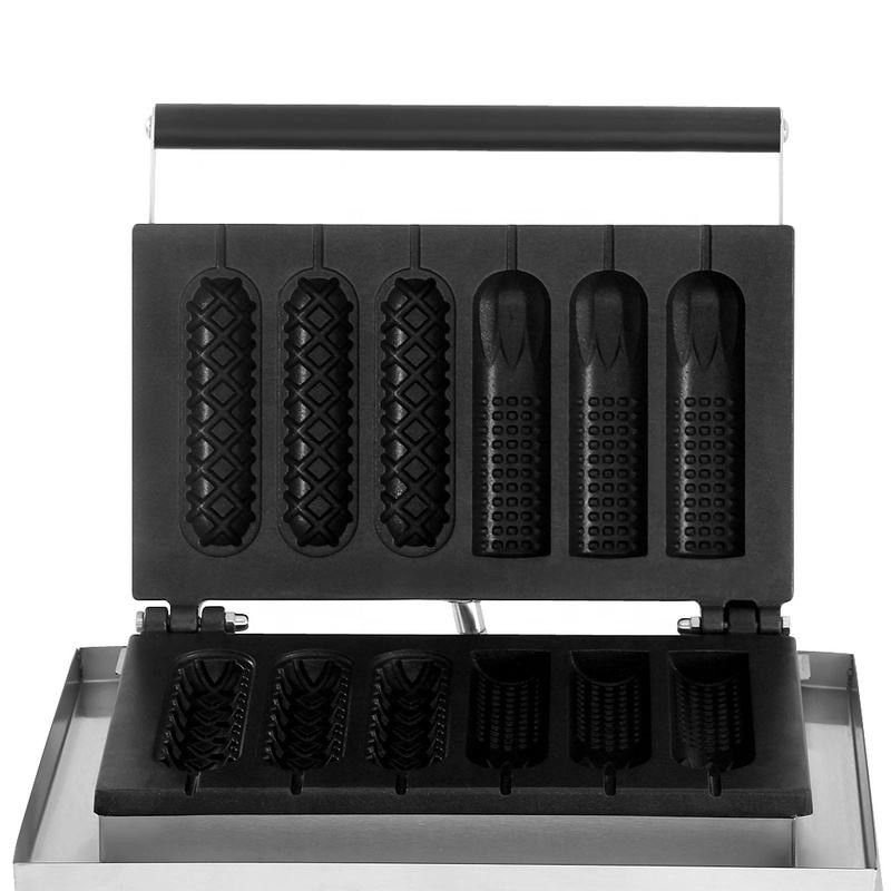 CE เหล็กเหล็กเหล็กไฟฟ้า เครื่องอาหารว่างอื่น เครื่องทําฮอตด็อก