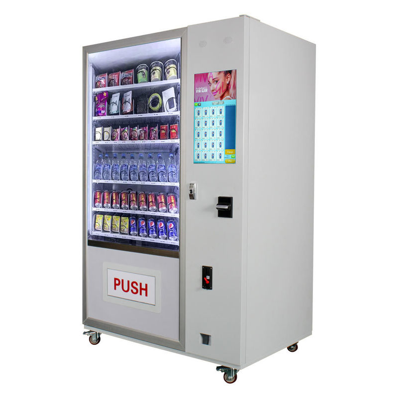 Hot Sell เครื่องขายน้ํา อัตโนมัติ Snack Drink สมาร์ท ราคาถูก Combo เครื่องขายของสําหรับอาหารและเครื่องดื่ม
