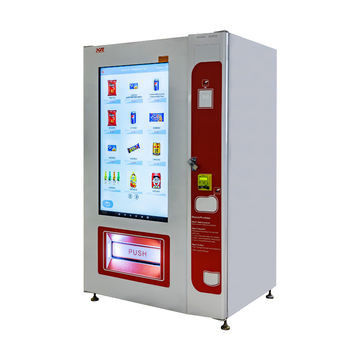 เครื่องขายสินค้าในห้องพักที่ยืนอิสระ แจ้งแพร่สมาชิก LCD Display พร้อม UI หน้าจอสัมผัสที่กํากับได้ไกล