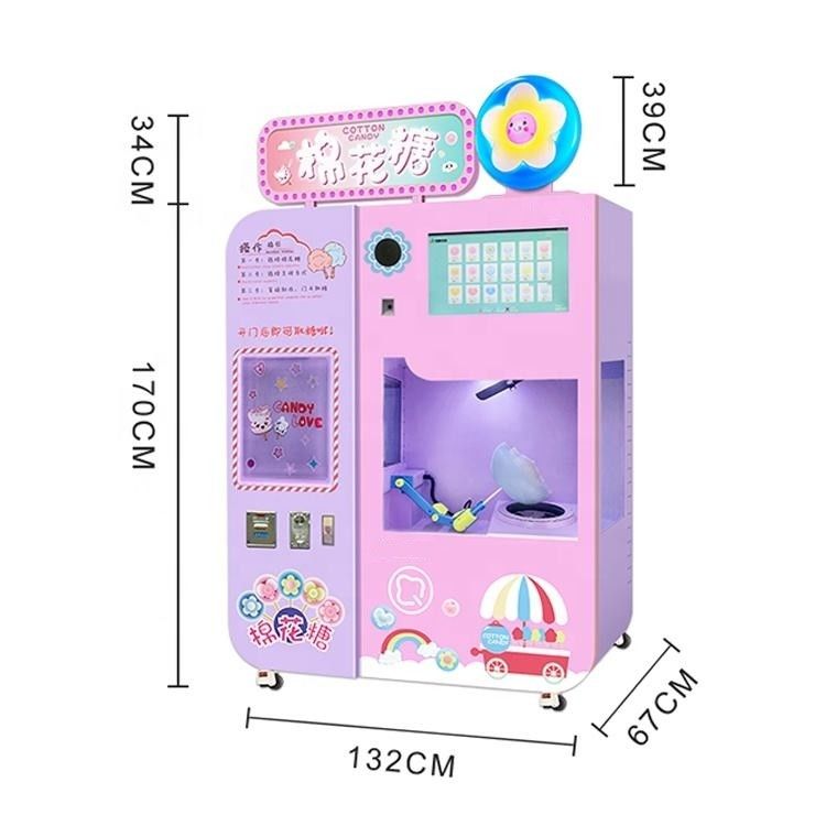 เครื่องขายเหรียญแบบอัตโนมัติครบถ้วน บัตรเครดิต ใช้เครื่องขายขนมหวานแบบอัตโนมัติ พร้อมหลายภาษา