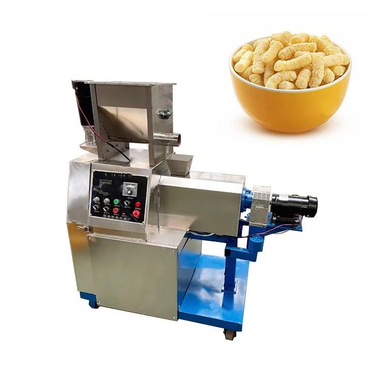 5.5kw Snack Bar Twin Screw Extruder เครื่องทําอาหาร
