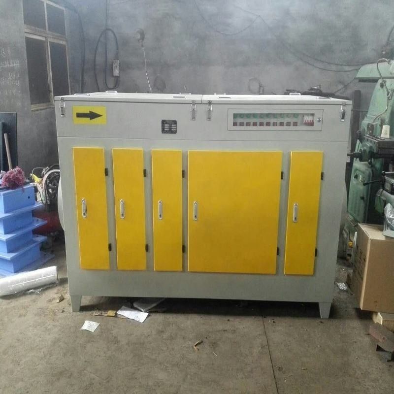 อุปกรณ์บําบัดก๊าซเสีย 0.75-7.5kw พลังงาน 380v/50hz โวลเตชั่นและเทคโนโลยีการทําความสะอาดที่ก้าวหน้า