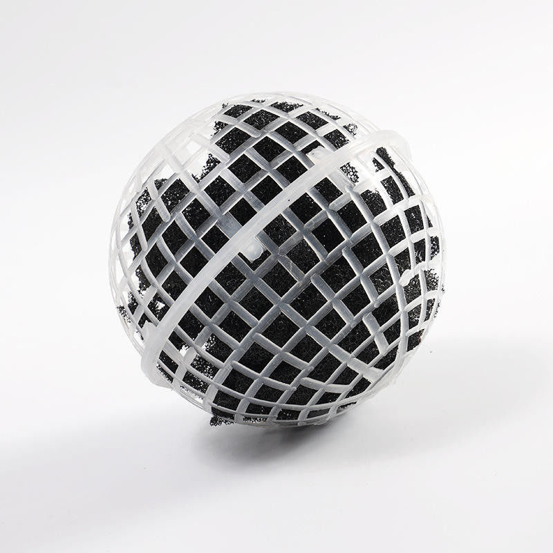 Pp โปรัส สปันเซชั่น บอลฟิลเลอร์สําหรับ Biofilm Polyurethane Aerobic Filter Material การบําบัดน้ํา